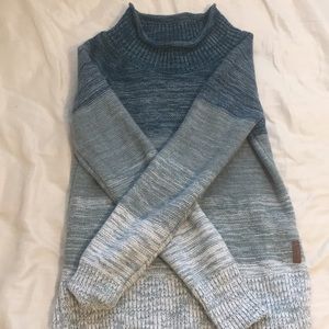 Roots turquoise ombré sweater